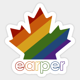 Earper Pride Maple Leaf - Wynonna Earp Sticker